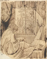 Woman Reading, Seated Before a Window